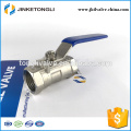 JKTL1B020 muelle cargado 1pc flotante ss316 1/4 "npt válvula de bola